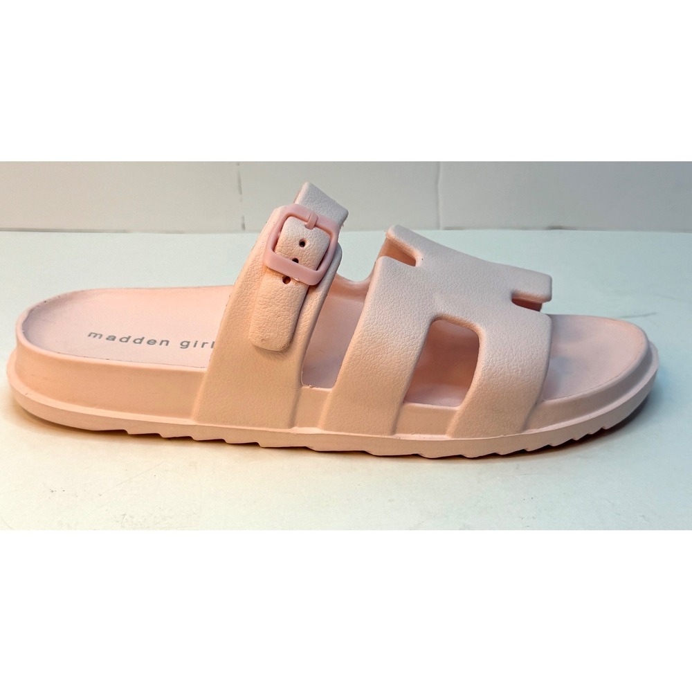 Madden Girl Darliing Banded Footbed Slide Sandals Pink Rose Size 11 NWT/BOX - Picture 4 of 10